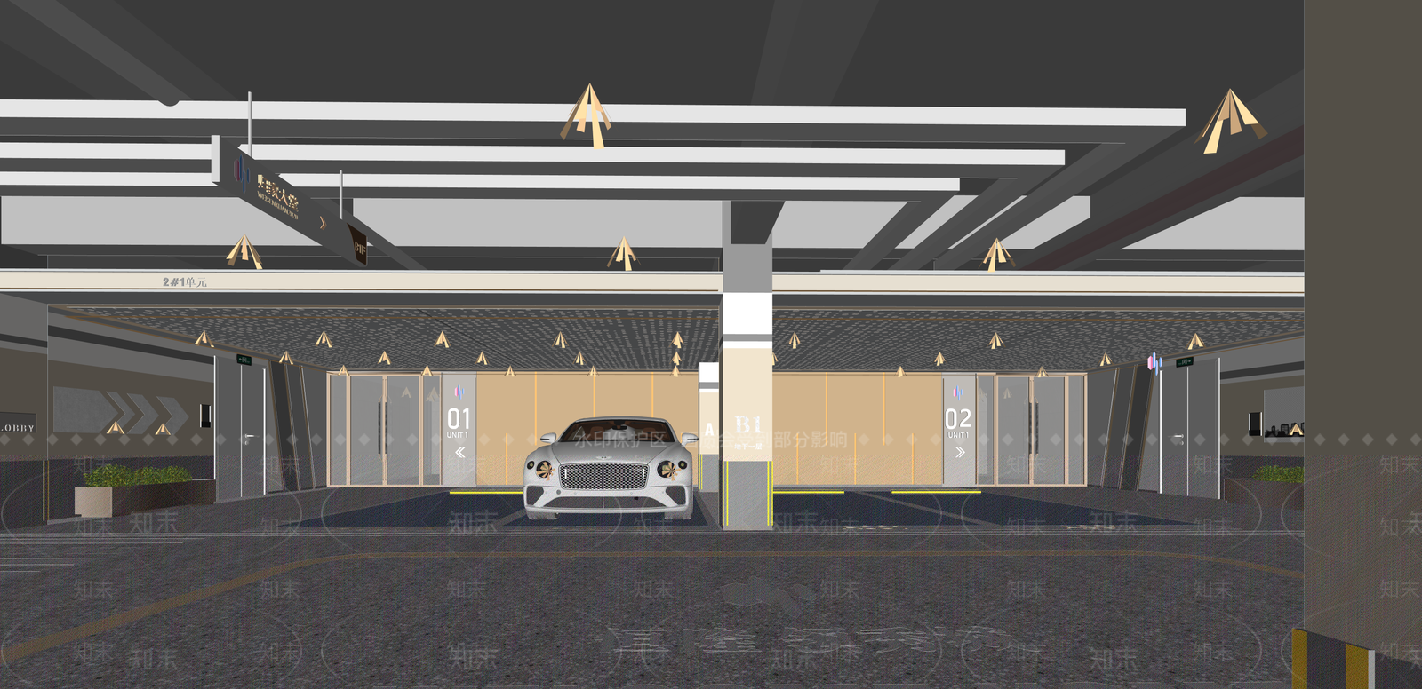 现代汽车4S店SU模型下载【ID:1215199676】