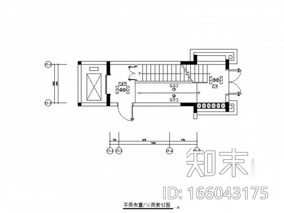 [广东]佛山某高档小区住户大堂装修图cad施工图下载【ID:166043175】