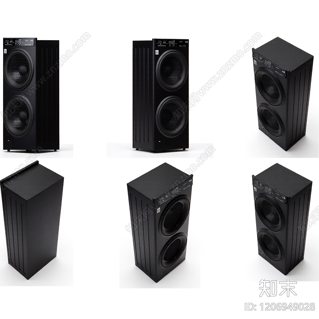 双筒洗衣机模型3D模型下载【ID:1206949028】