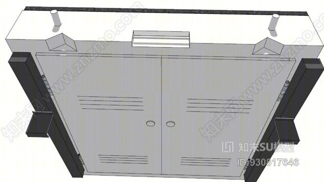 顶级科技LED显示屏SU模型下载【ID:930817646】