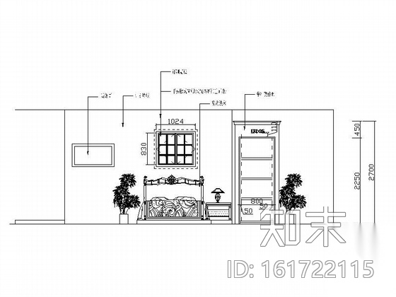 洋华堂品牌家纺专卖店设计图cad施工图下载【ID:161722115】