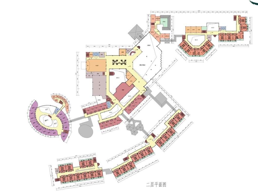 [江西]多层徽派风格休闲度假基地建筑设计方案文本cad施工图下载【ID:165624149】