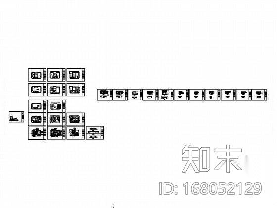 [黄山]精品花园半岛别墅室内装修施工图施工图下载【ID:168052129】