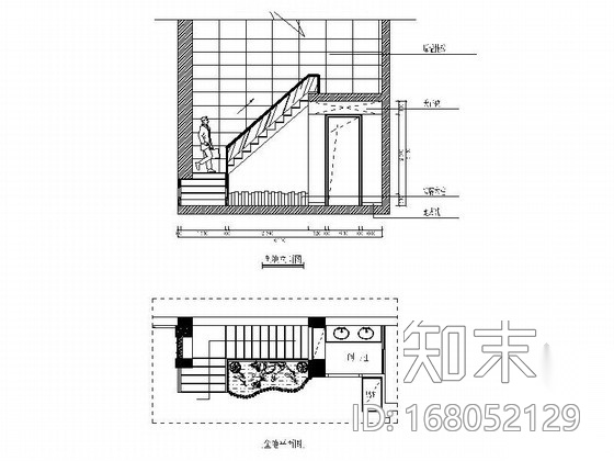 [黄山]精品花园半岛别墅室内装修施工图施工图下载【ID:168052129】