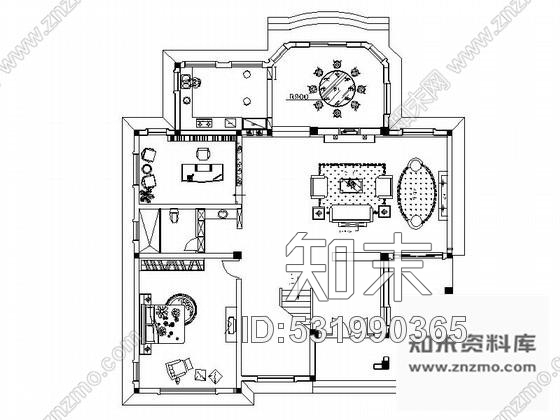 施工图某双层别墅设计方案图cad施工图下载【ID:531990365】