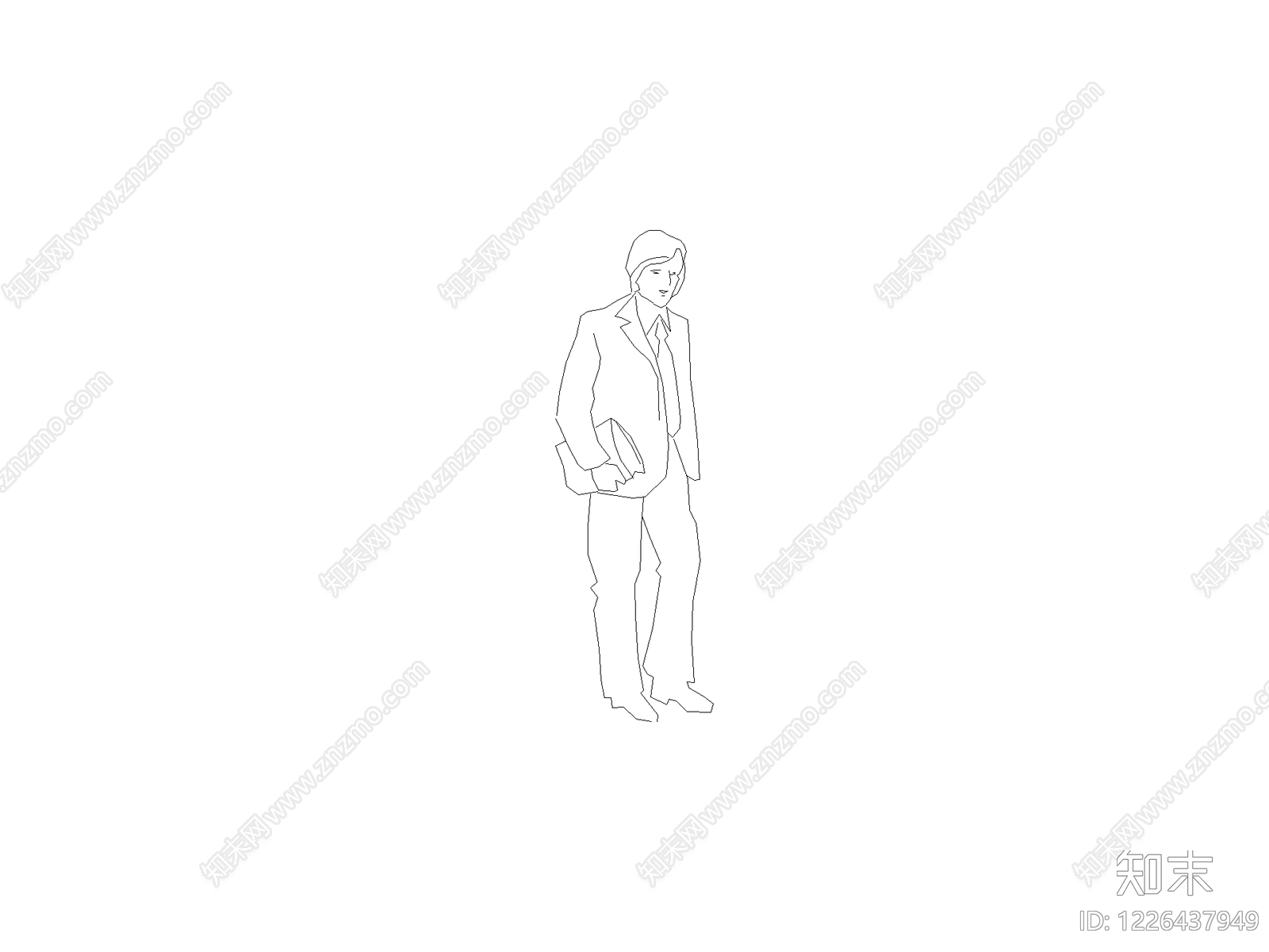 人物cad施工图下载【ID:1226437949】