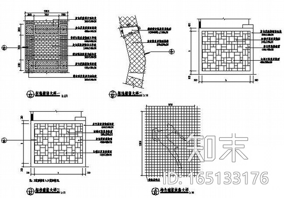 某小区舞台区全套施工图施工图下载【ID:165133176】