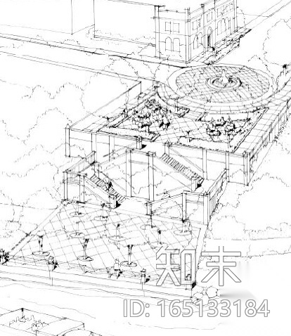 [国外]河道改造的景观规划方案设计cad施工图下载【ID:165133184】
