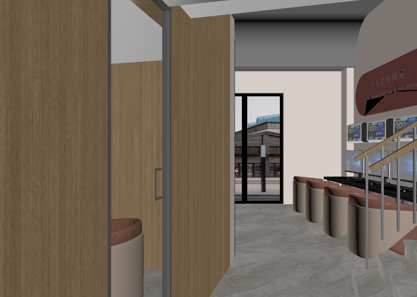 现代数码店3D模型下载【ID:1214664040】