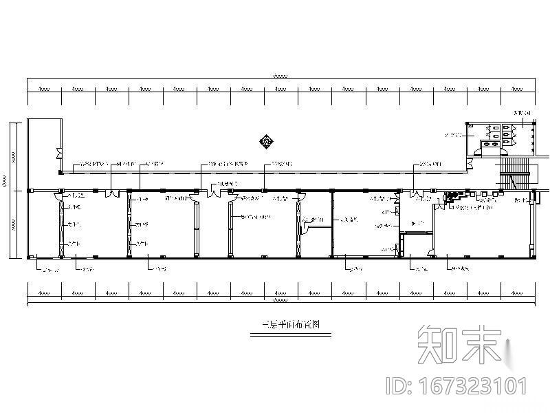 某制衣厂公共空间装修图cad施工图下载【ID:167323101】