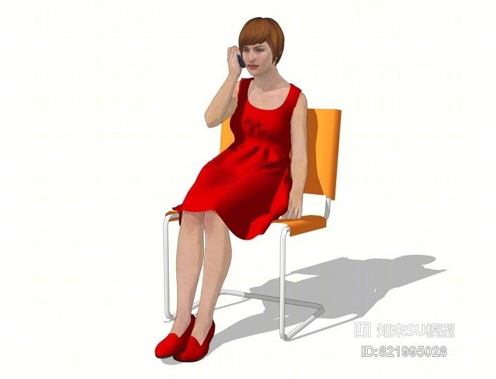 3D人物SU模型下载【ID:821995028】