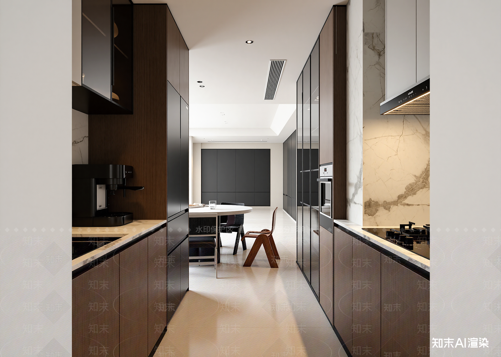 现代茶水间3D模型下载【ID:1214768879】