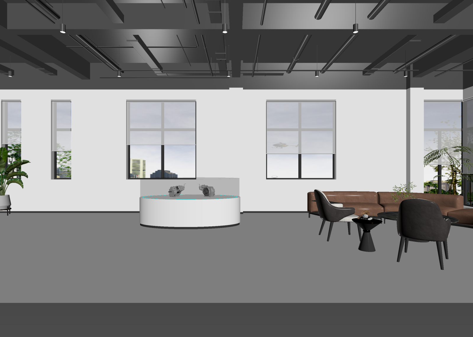 现代售楼处3D模型下载【ID:1214830630】