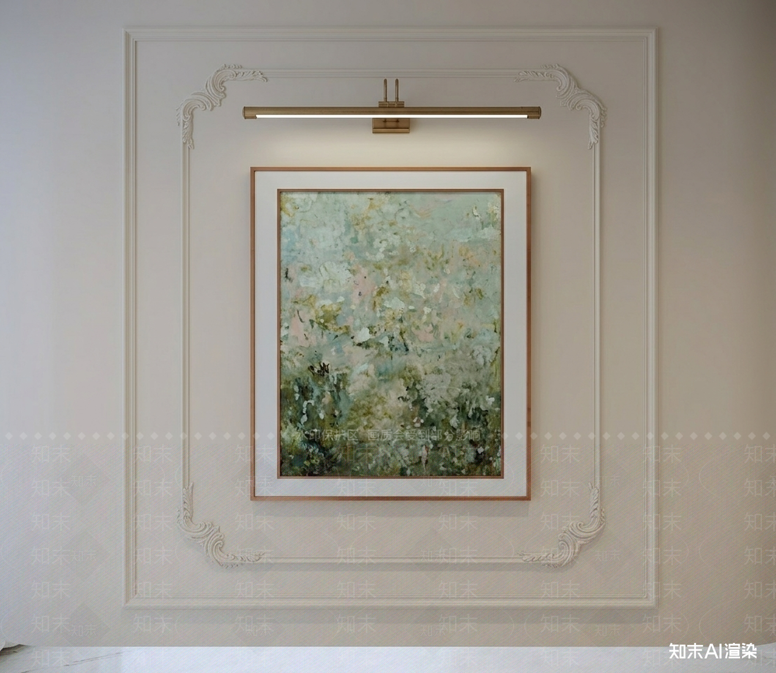 设计感挂画家居客厅SU模型下载【ID:1227401146】