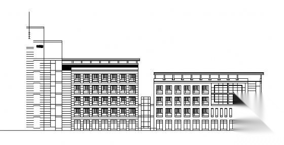 淮海某国际广场二期建筑设计方案文本cad施工图下载【ID:167940122】