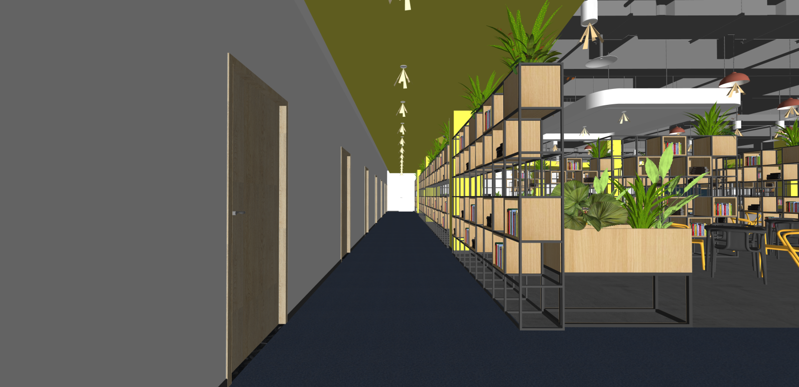 现代其他办公区域SU模型下载【ID:1215932731】