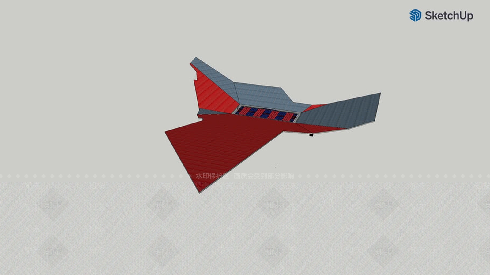 Lexcorp广场足球平台SU模型下载【ID:1162058342】