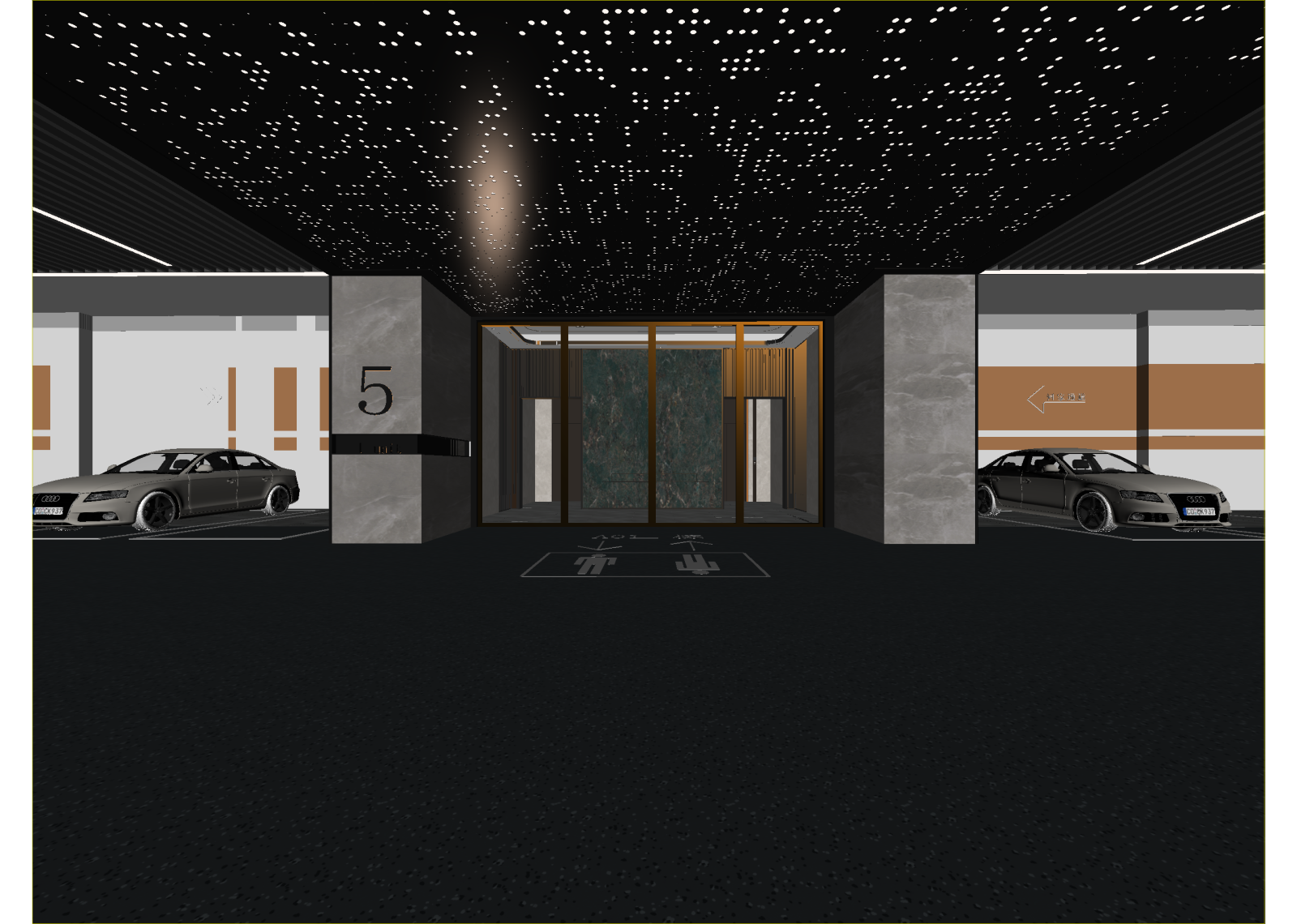 现代汽车展厅3D模型下载【ID:1214661355】