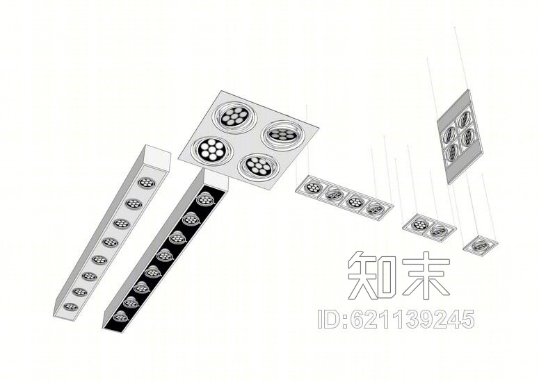 灯具SU模型下载【ID:621139245】