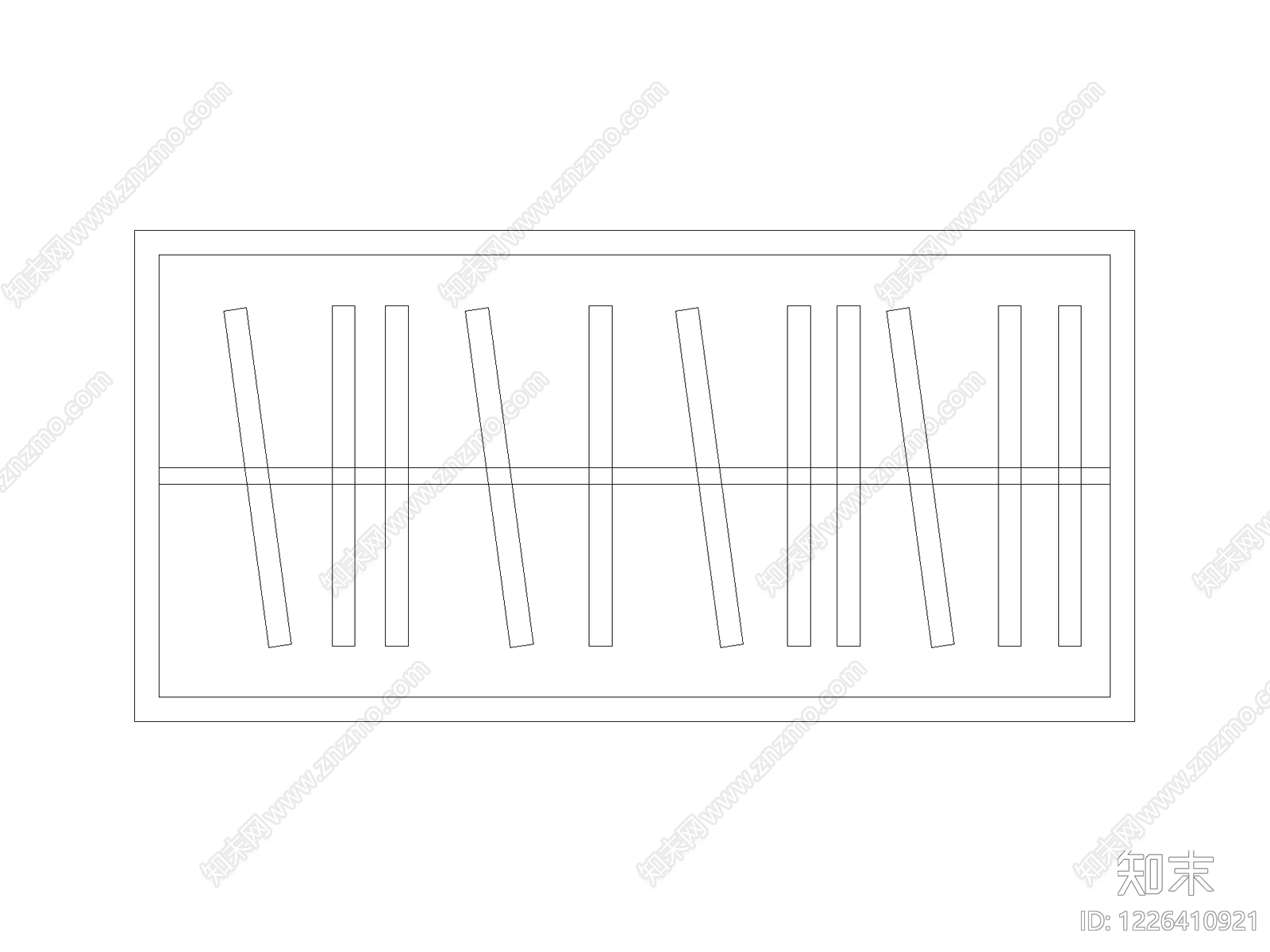 现代柜子CAD图纸