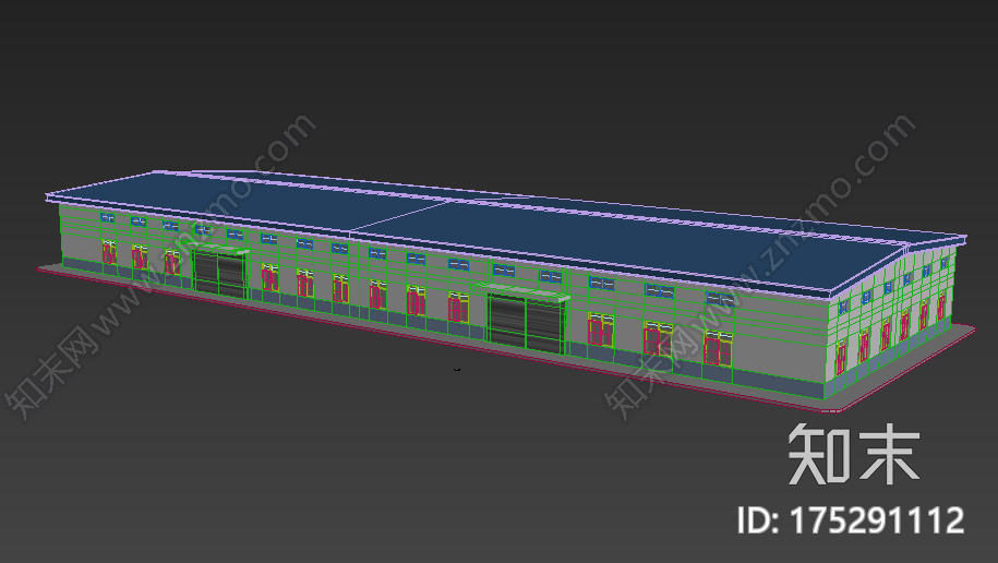 工厂厂房3d打印模型下载【ID:175291112】
