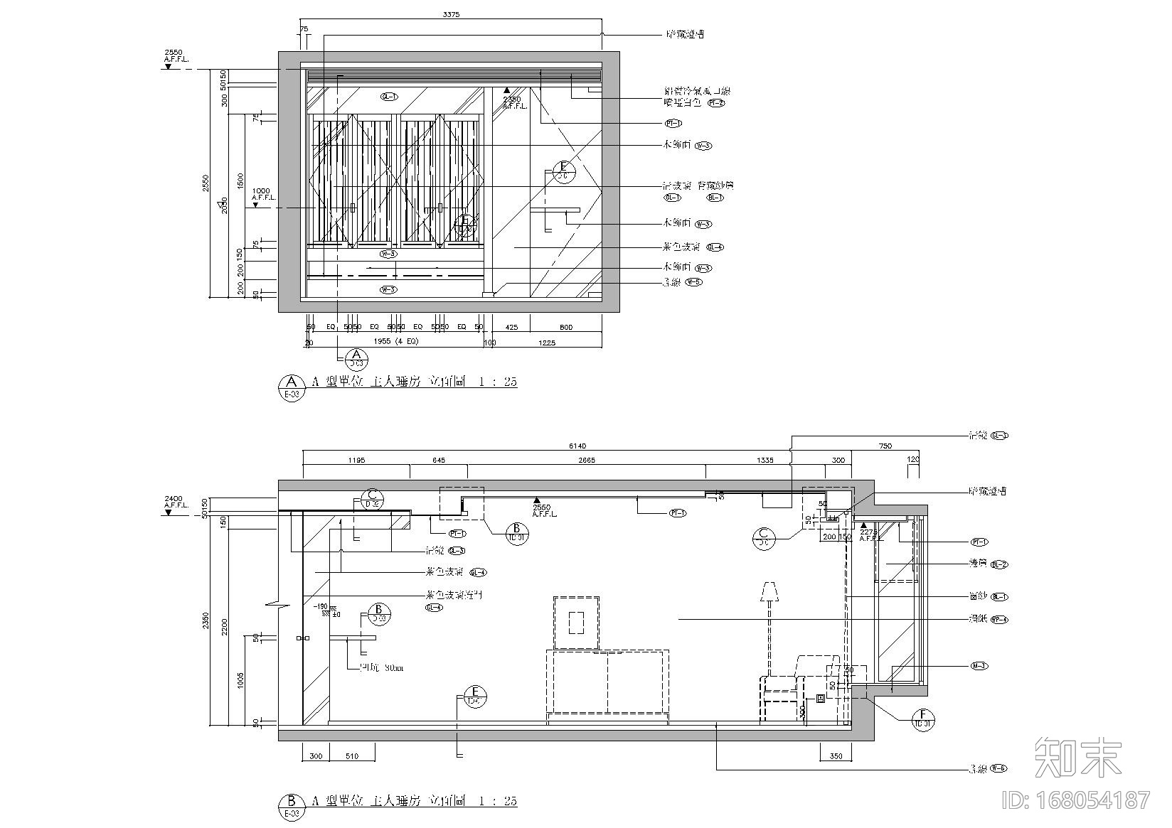 [上海]梁志天_凱欣豪园T1号楼A户型施工图施工图下载【ID:168054187】