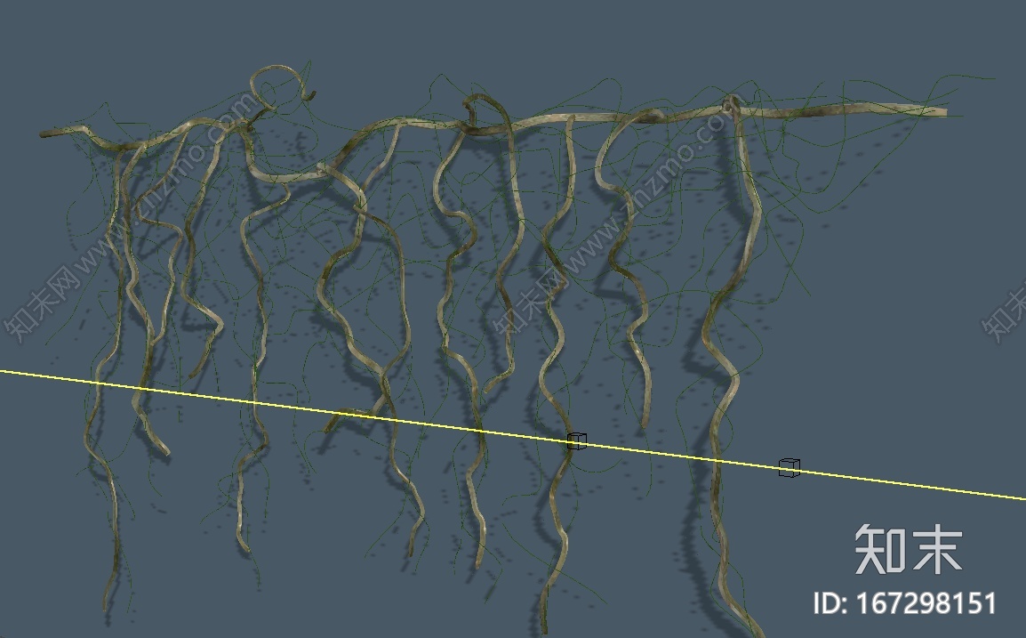藤蔓植物墙CG模型下载【ID:167298151】