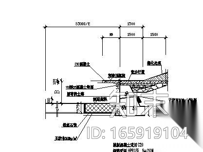 [大连]某水库坝前区景观绿化施工图施工图下载【ID:165919104】