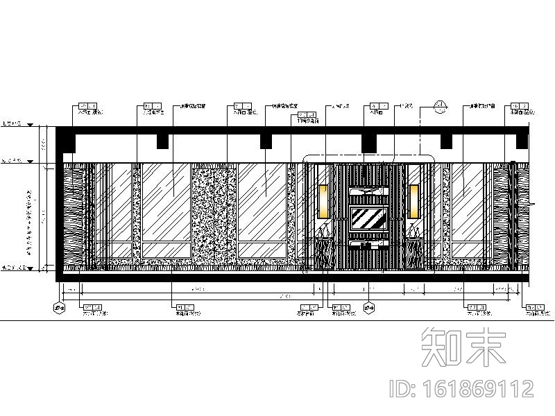 [成都]时尚豪华5星酒店总统套房室内设计施工图施工图下载【ID:161869112】