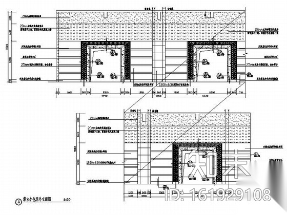 [吉林]豪华典雅五星级酒店蒙古包间装修施工图（含效果）cad施工图下载【ID:161929108】