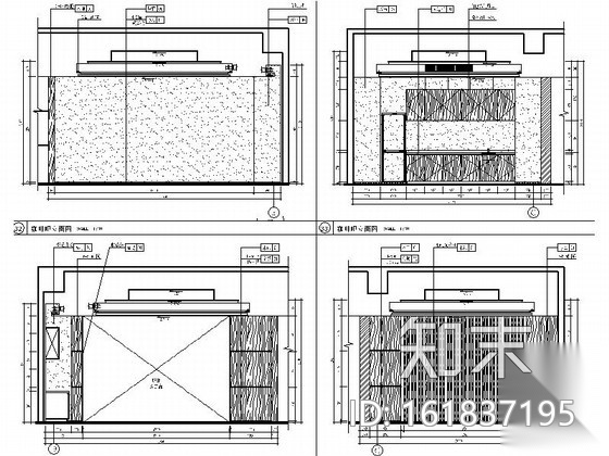 [合肥]生物科技养生会所设计装修图cad施工图下载【ID:161837195】