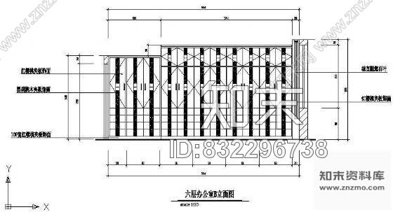 图块/节点办公室cad施工图下载【ID:832296738】