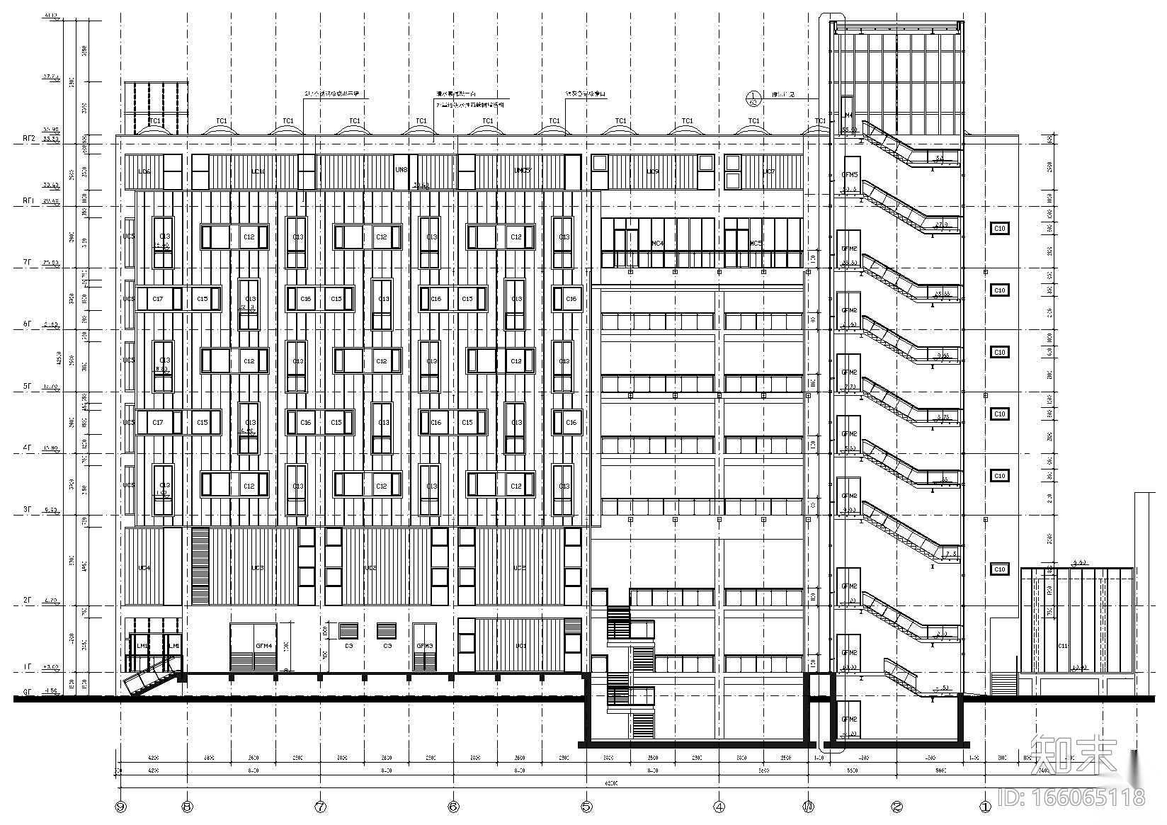 [上海]同济大学建筑城规学院楼工程项目图纸cad施工图下载【ID:166065118】