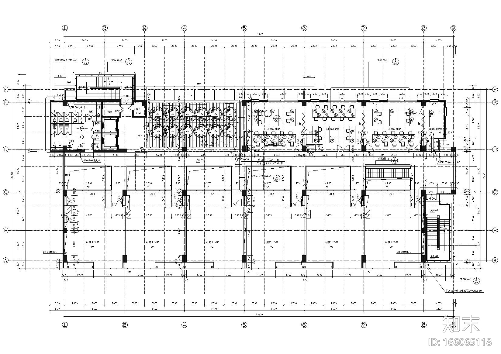 [上海]同济大学建筑城规学院楼工程项目图纸cad施工图下载【ID:166065118】