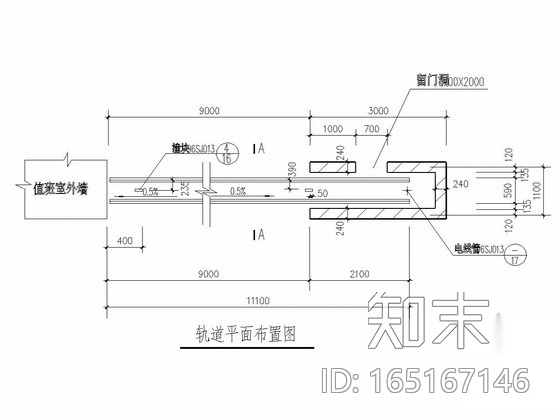 电动伸缩门施工图施工图下载【ID:165167146】