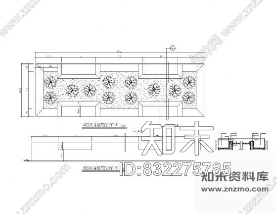 图块/节点商场室内花池详图cad施工图下载【ID:832275785】