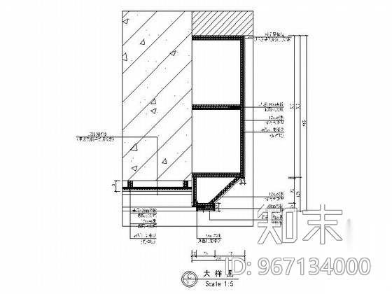 [沈阳]某大学大会议室施工图cad施工图下载【ID:967134000】