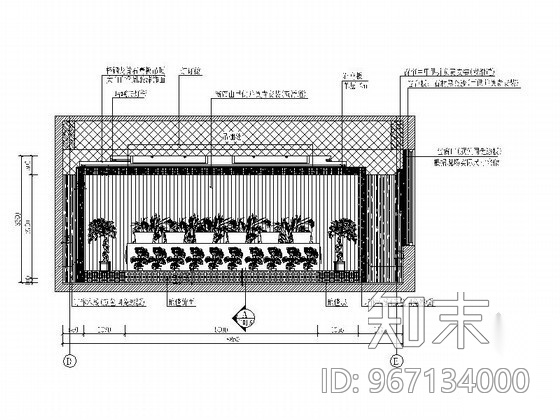 [沈阳]某大学大会议室施工图cad施工图下载【ID:967134000】