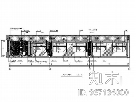 [沈阳]某大学大会议室施工图cad施工图下载【ID:967134000】