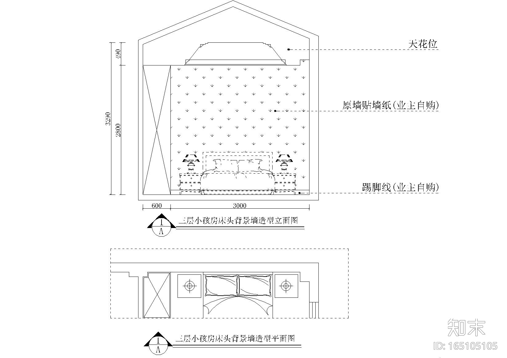 [河北]三层碧桂园别墅超细节精装施工图cad施工图下载【ID:165105105】