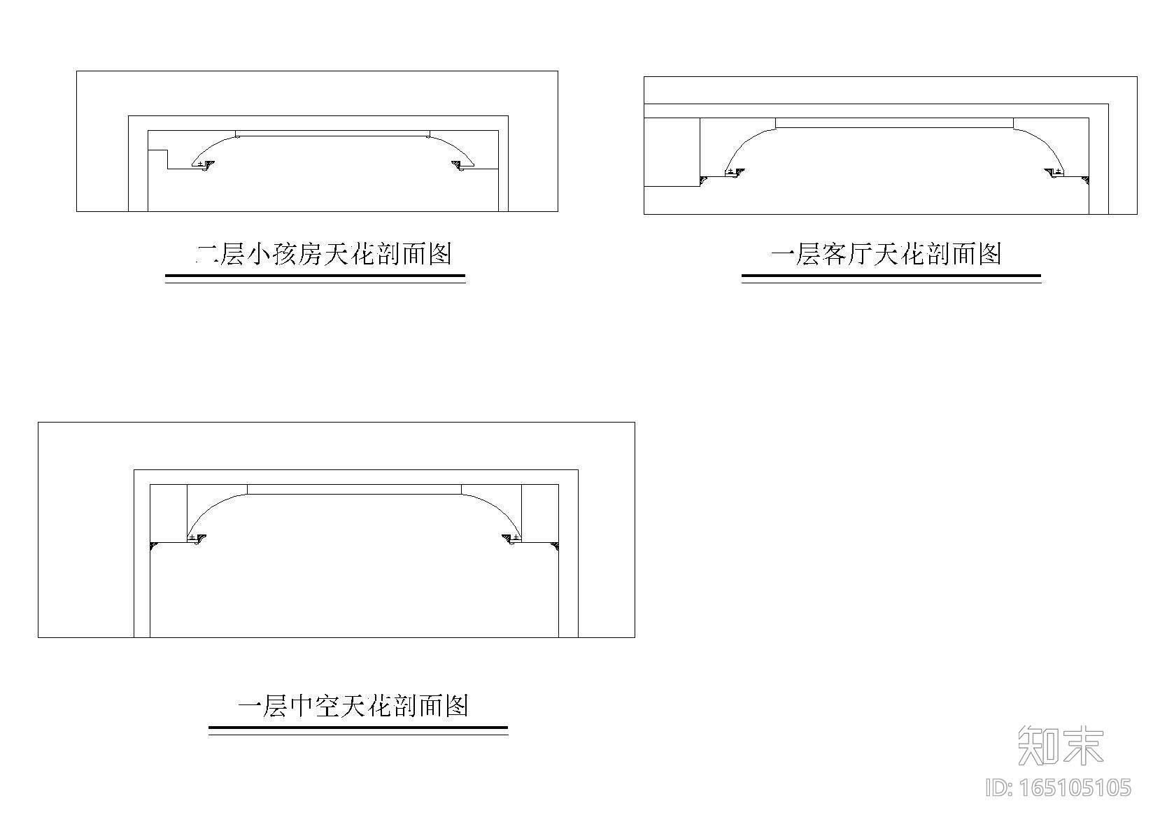 [河北]三层碧桂园别墅超细节精装施工图cad施工图下载【ID:165105105】