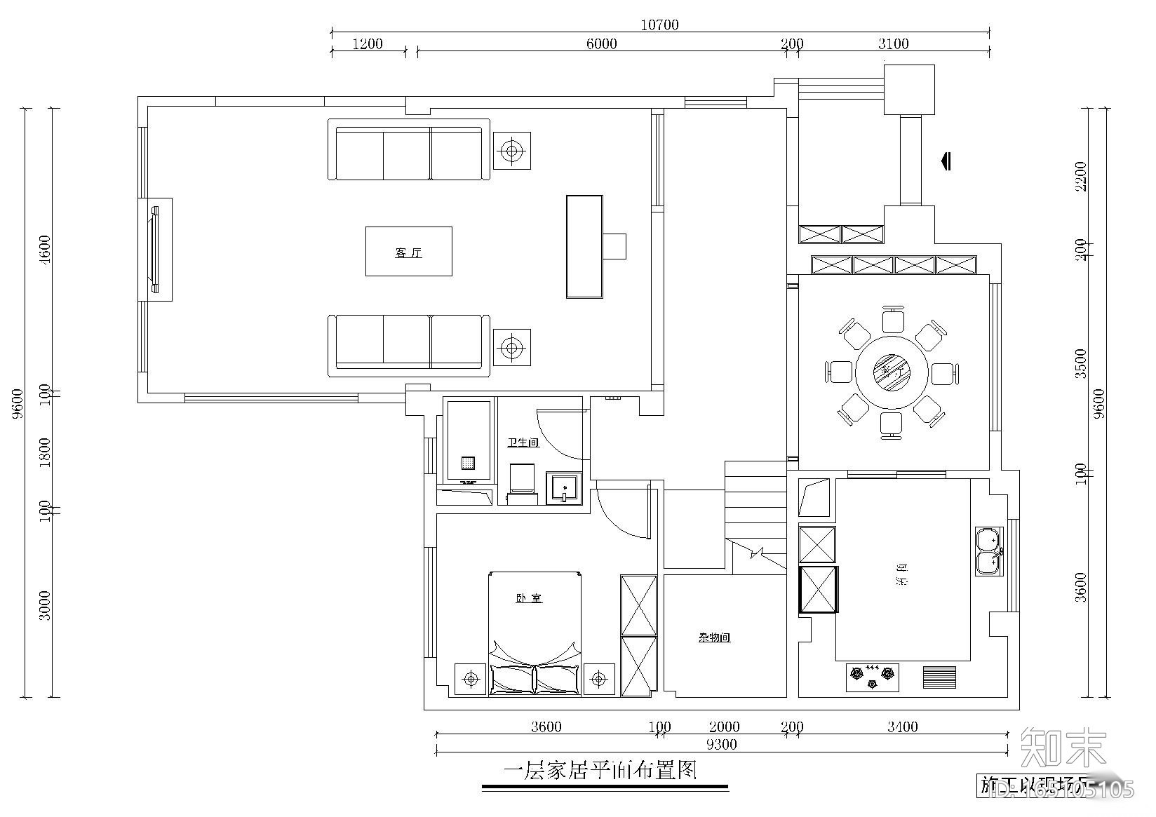 [河北]三层碧桂园别墅超细节精装施工图cad施工图下载【ID:165105105】