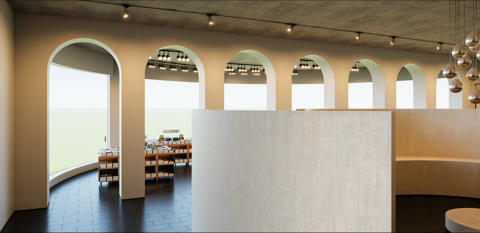 现代书店SU模型下载【ID:1215204100】