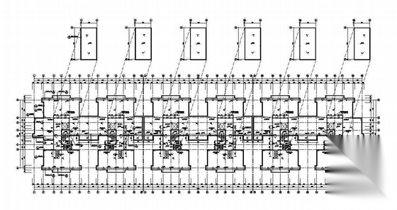 [广州]某大学九层教师公寓建筑结构施工图cad施工图下载【ID:165394158】