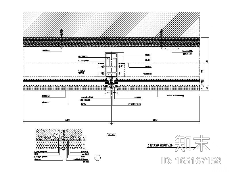 12层银行办公楼石材及玻璃幕墙施工图2013cad施工图下载【ID:165167158】