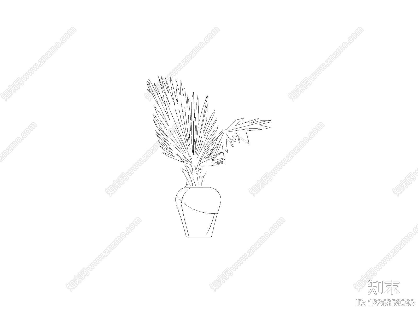 绿植cad施工图下载【ID:1226359093】
