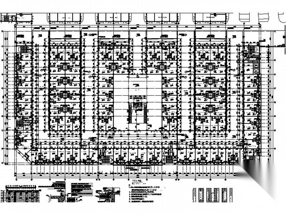 [广西]五层现代风格商贸物流城建筑施工图（知名设计院）cad施工图下载【ID:166569156】