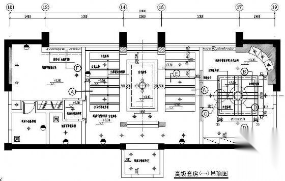 宾馆高级套房装修图cad施工图下载【ID:160504122】