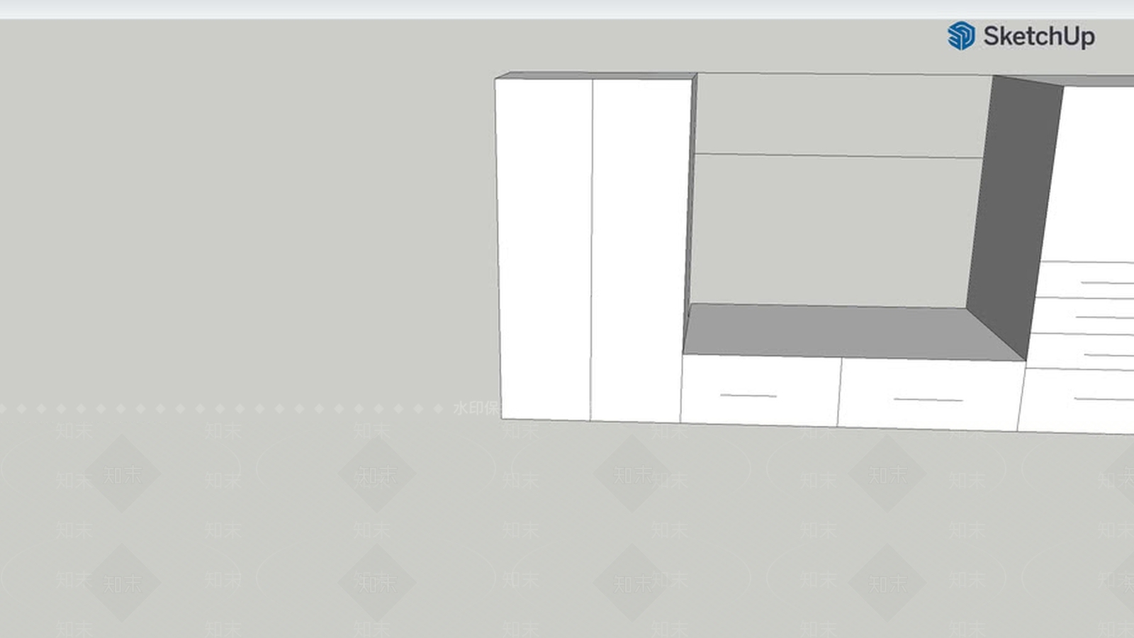 工作SU模型下载【ID:1162232204】