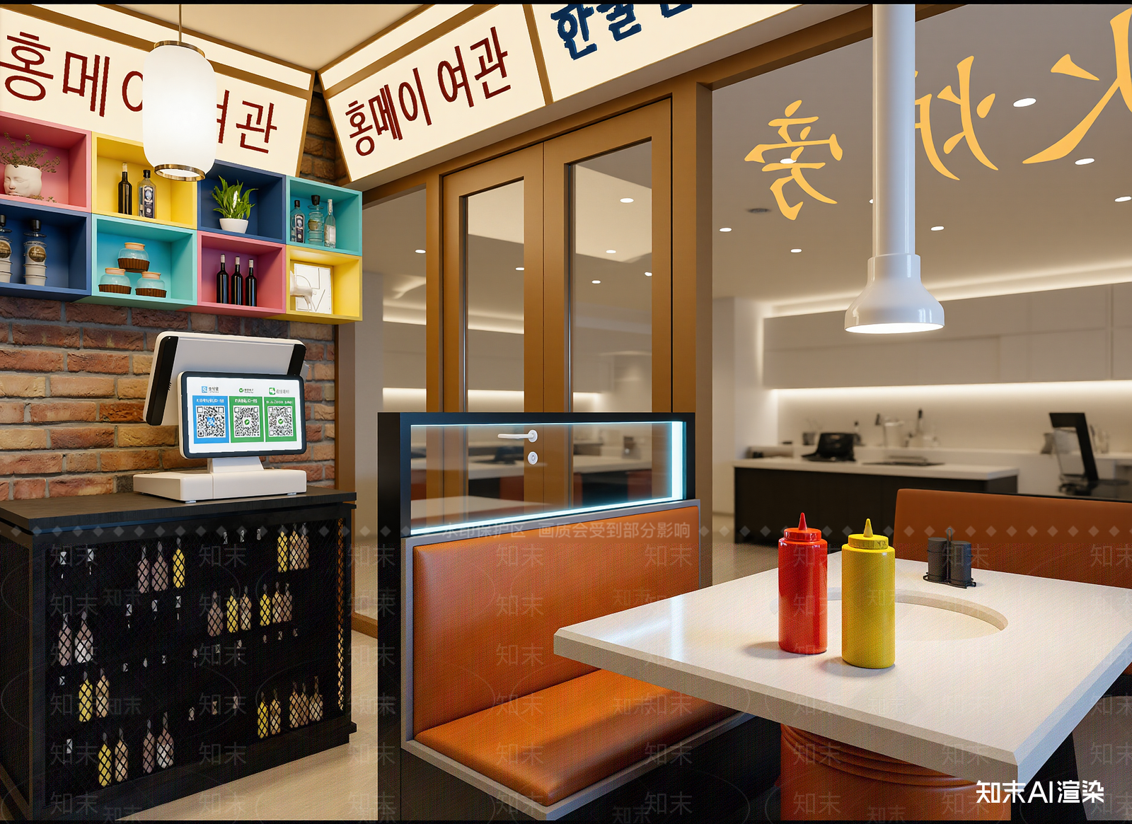 现代快餐店3D模型下载【ID:1213880210】